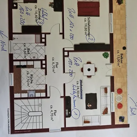 Trudering 3 Schlafzimmer 90 Qm Sehr Ruhig, U-s Bahn 350m Apartamento